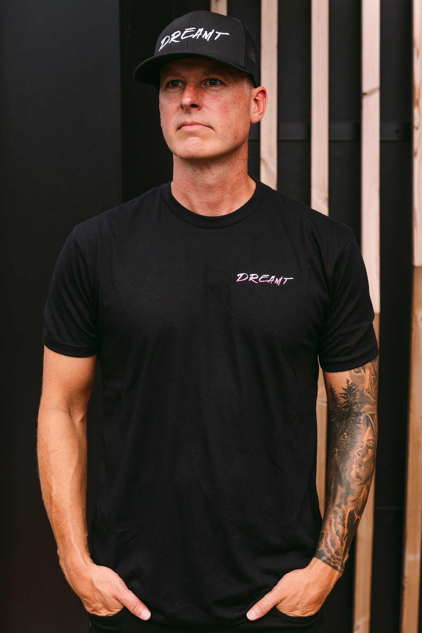 "Strength" Angel Wing Tee - Pink