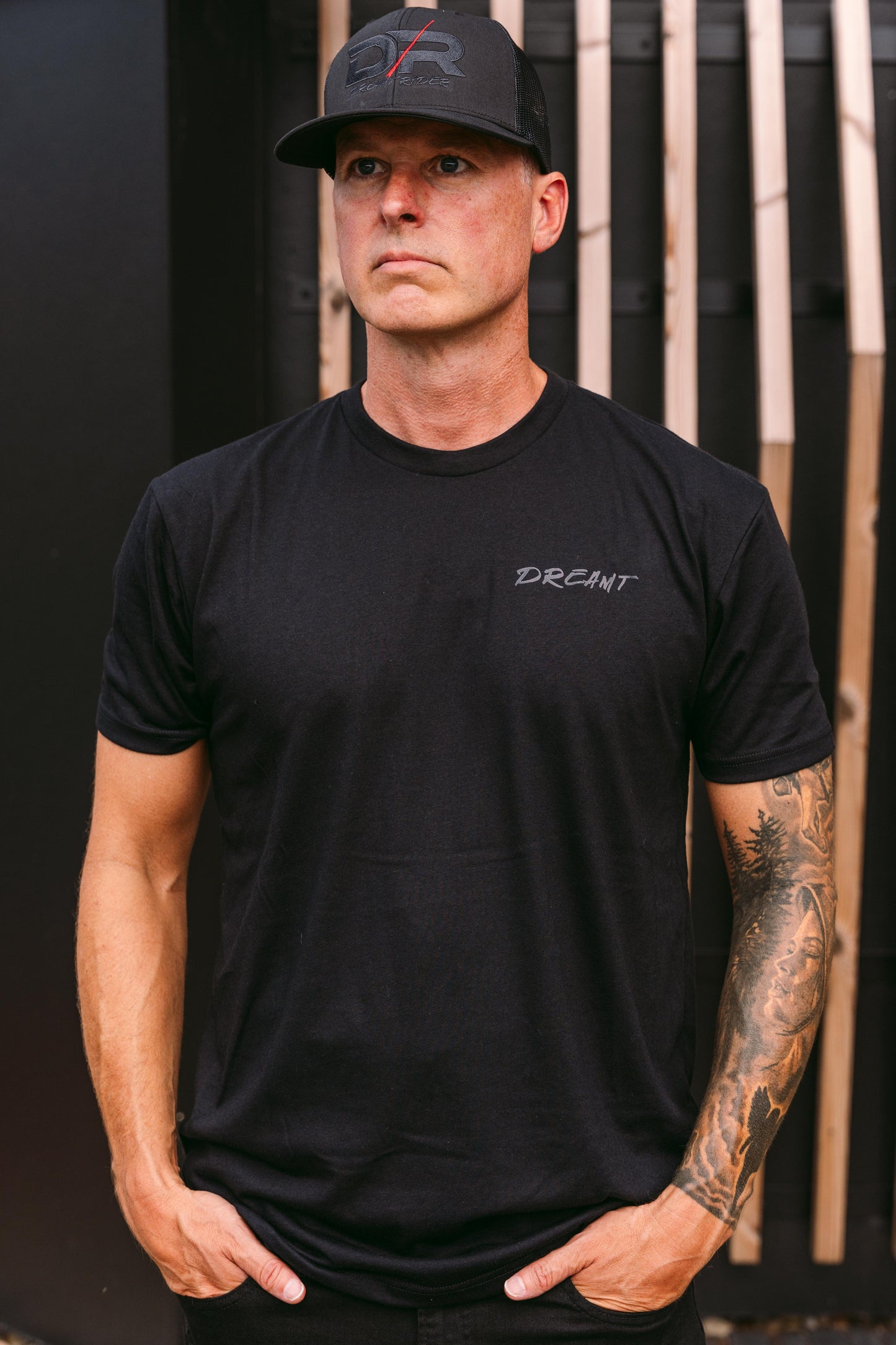 "Protected by God" Motorcycle Helmet Tee