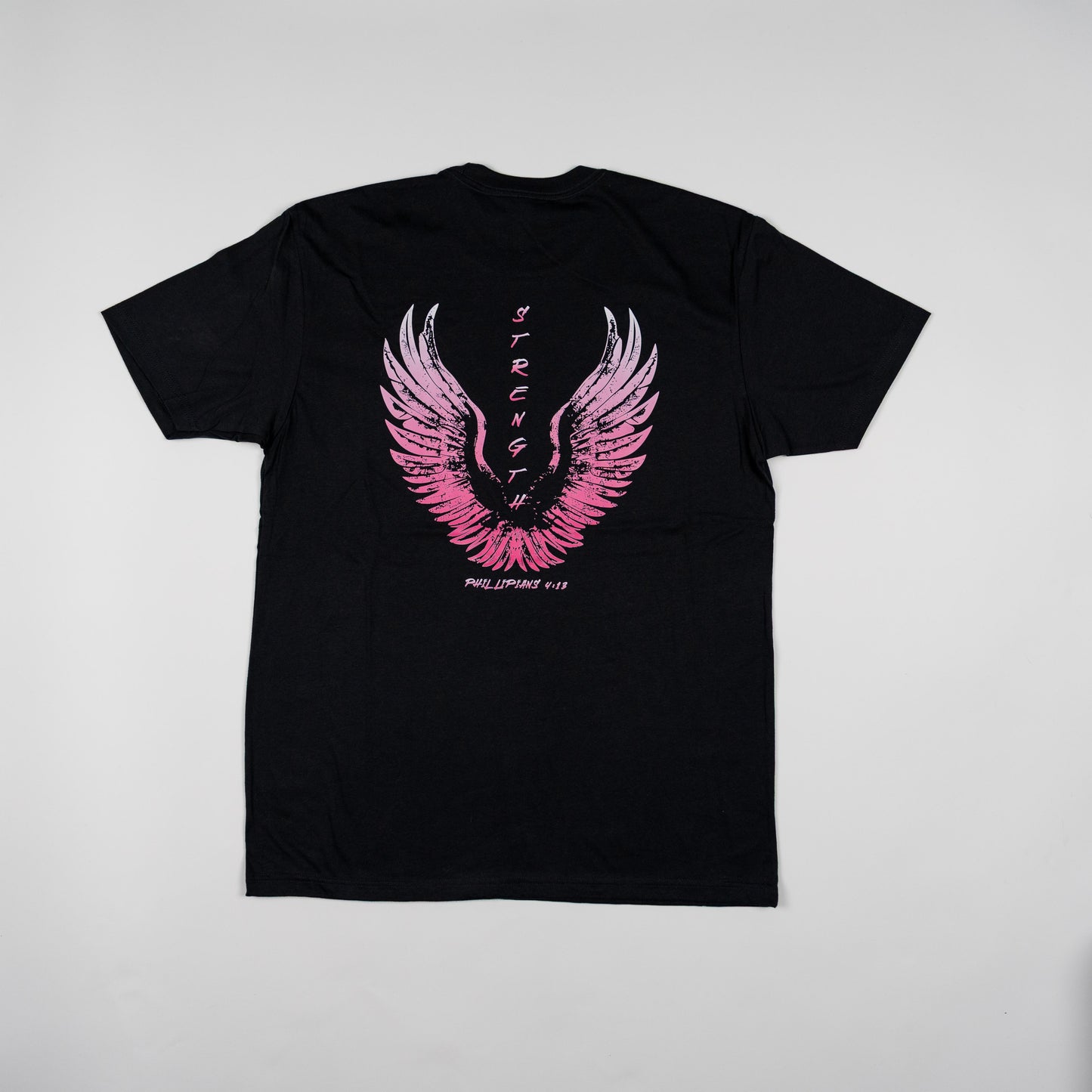 "Strength" Angel Wing Tee - Pink