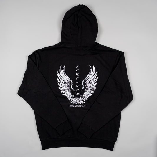 "Strength" Angel Wing Hoodie